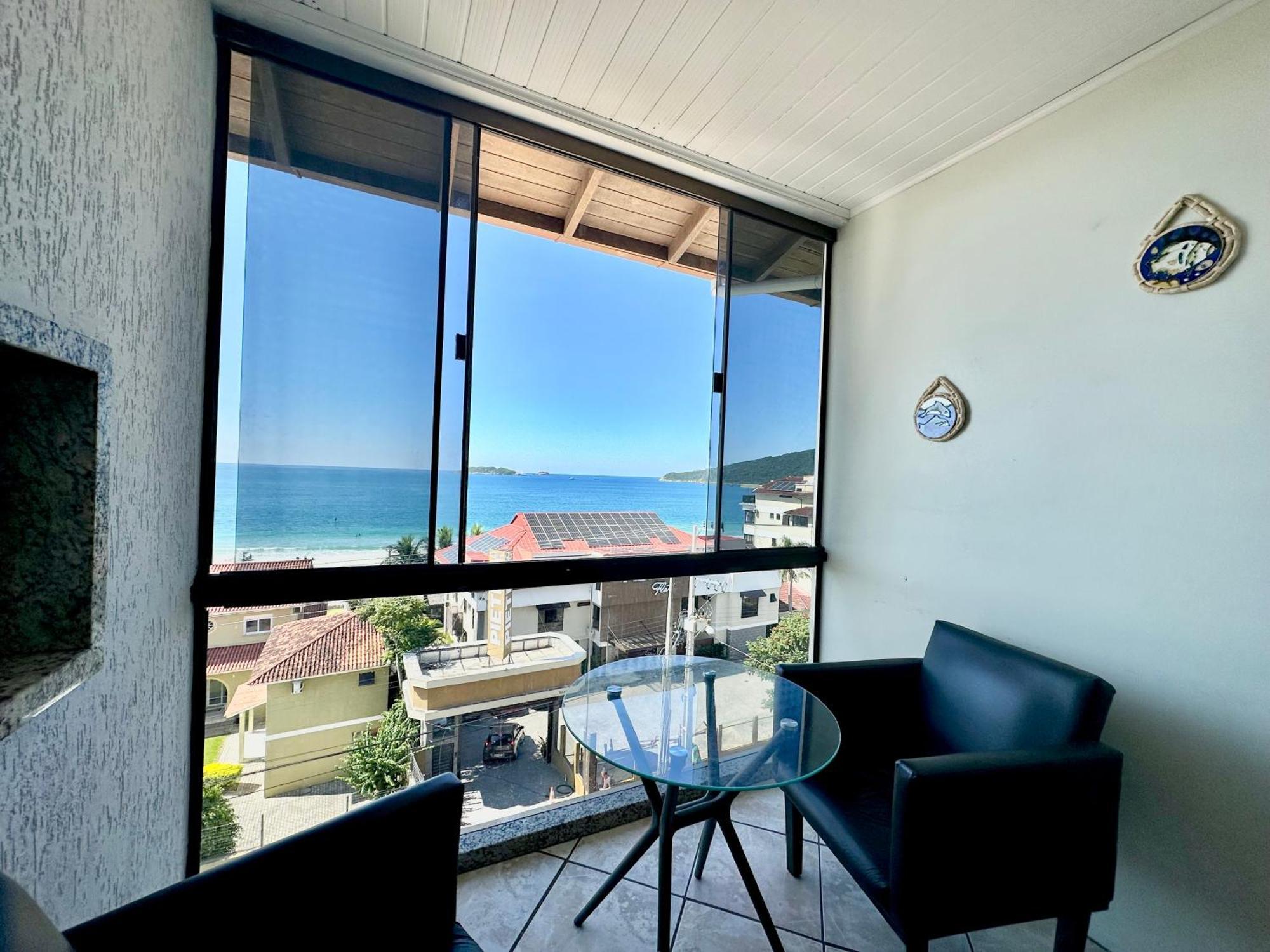 Vista Maravilhosa De Toda Praia Churrasqueira 30M Mar Conforto Realstay3 Florianópolis Exterior foto