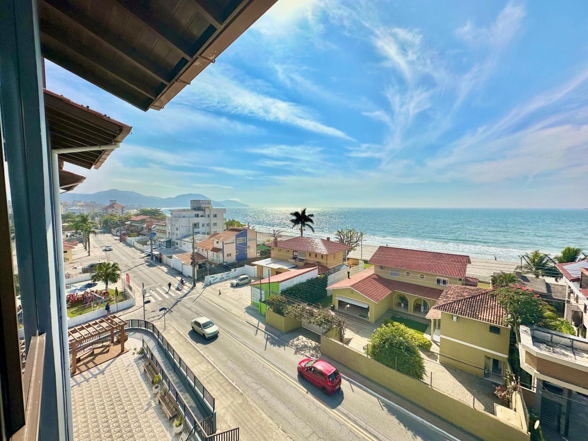 Vista Maravilhosa De Toda Praia Churrasqueira 30M Mar Conforto Realstay3 Florianópolis Exterior foto